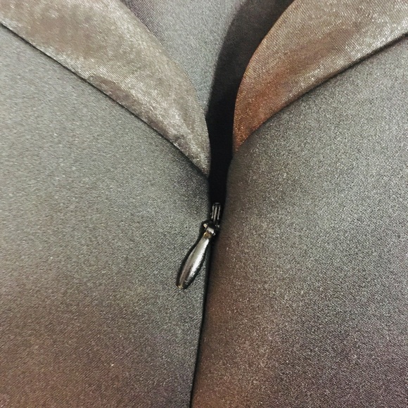 Bari Jay Black Strapless Cocktail Length Dress 6 - Picture 7 of 7